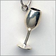 Wine Glass  Charm