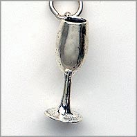 Wine Glass Charm - Champagne Flute