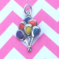 Balloons Charm with Enamel