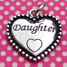 Heart Charm - Daughter