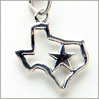 Texas Star Outline Charm