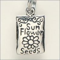 Flower Charm - Sunflower Seed Packet