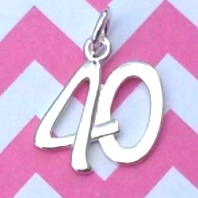 Number 40 Charm