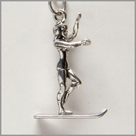 Water Skier Charm Female