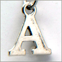 Greek Letter Alpha Charm