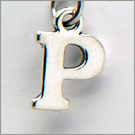 Greek Letter Rho Charm