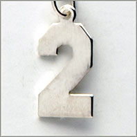 Number 2 Charm - Jersey Style