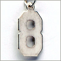 Number 8 Charm - Jersey Style