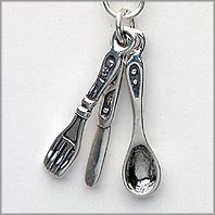 Cutlery  Knife, Fork, Spoon Charm mvbl