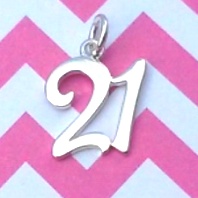 Number 21 Charm