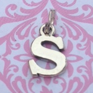 Letter S Charm  As seen in InStyle Magazine