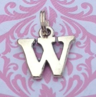 Letter W Charm