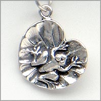 Frog Charm on Lily Pad