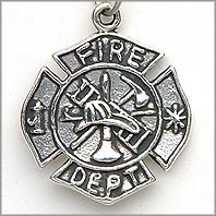 Fire Department Badge Charm