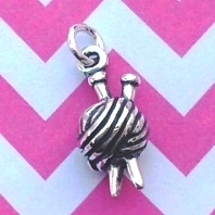 Yarn & Needles Charm