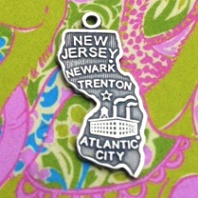 State of New Jersey Charm