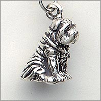 Shar Pei Dog Charm