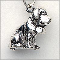 St Bernard Dog Charm