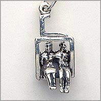 Ski Lift Charm - as seen in InStyle Weddings